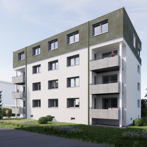 Wohnbebauung Ettlingen Fassadenmodell