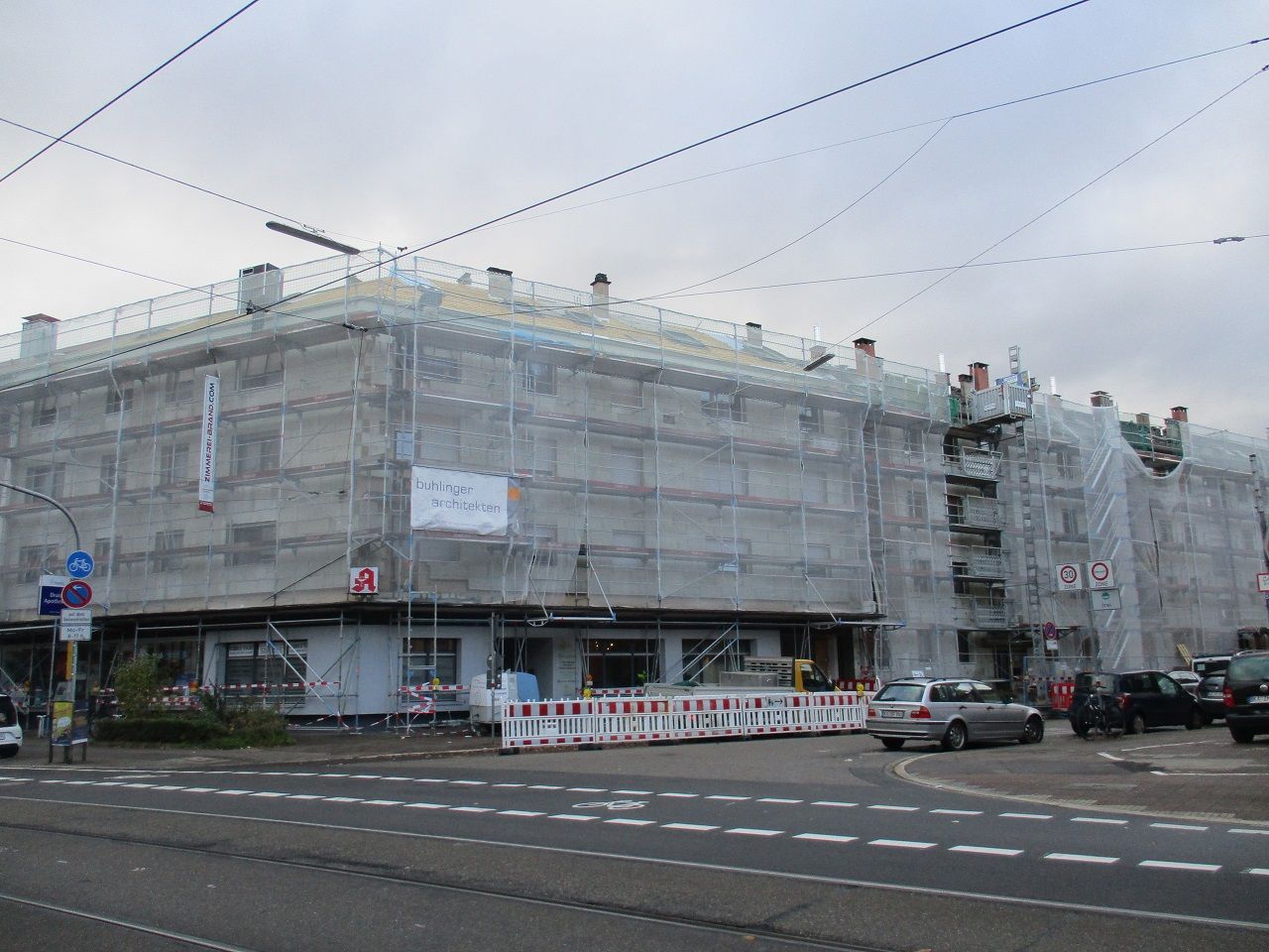 Wohnanlage Karlsruhe West Sanierung Außenfassade