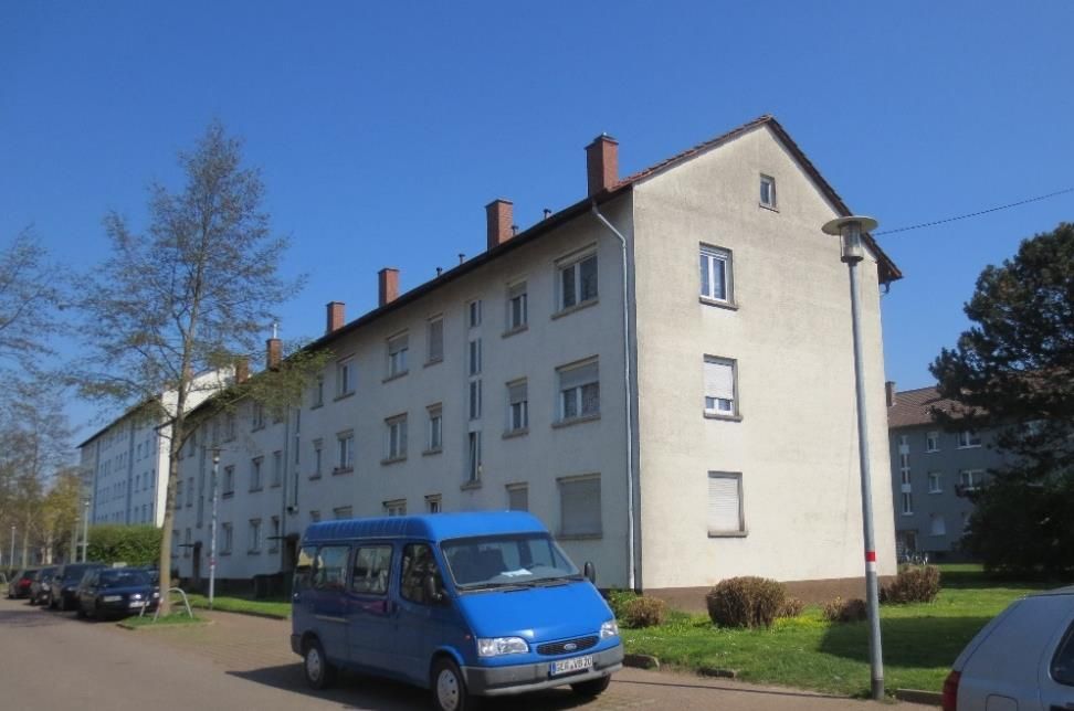 Wohnbebauung Ettlingen West - Alte Häuserreihe
