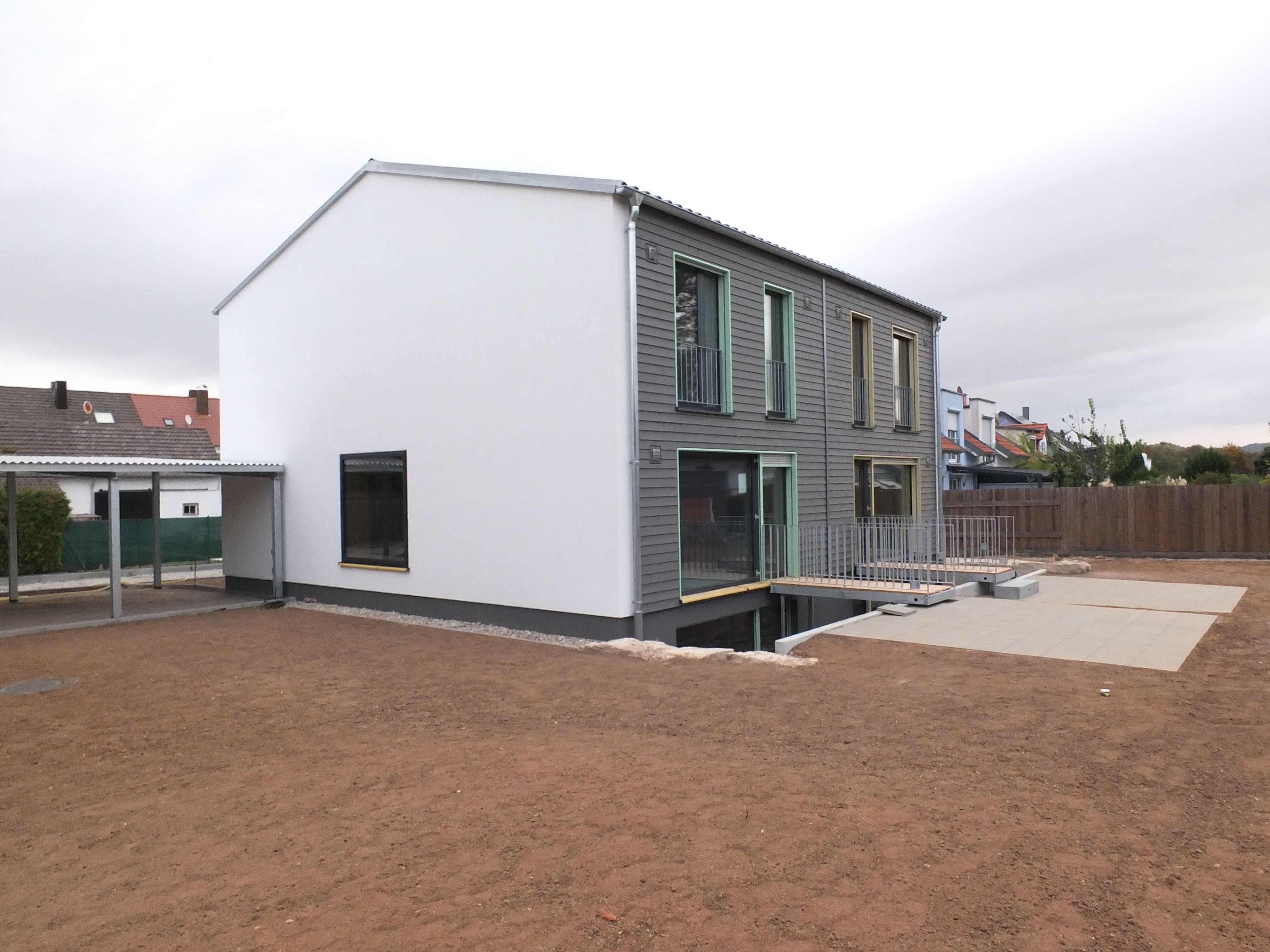 Neubau eines Reihenhauses im Innenhof