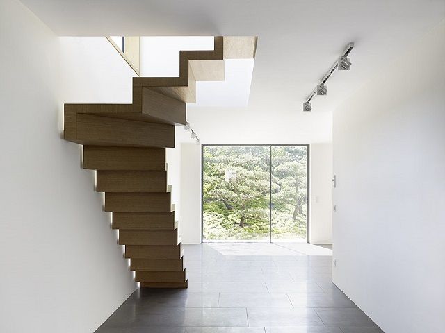 Innenraum-Modell mit Treppe